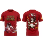 San Francisco 49ers x Halloween Night 2026 Navy Graphic Shirt for Football Fans