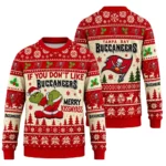 Tampa Bay Buccaneers Grinch Merry Kiss My Ass Ugly Christmas Sweater
